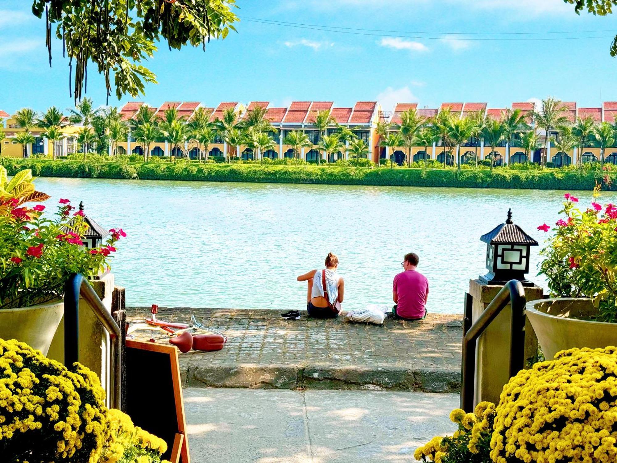 ริเวอร์ไซด์ ไวท์ เฮาส์ วิลลา Hotel ฮอยอัน ภายนอก รูปภาพ