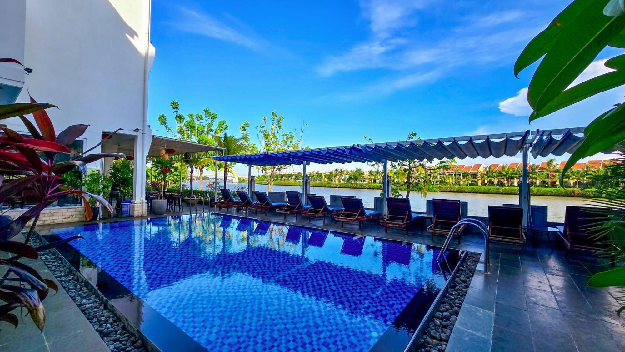 ริเวอร์ไซด์ ไวท์ เฮาส์ วิลลา Hotel ฮอยอัน ภายนอก รูปภาพ
