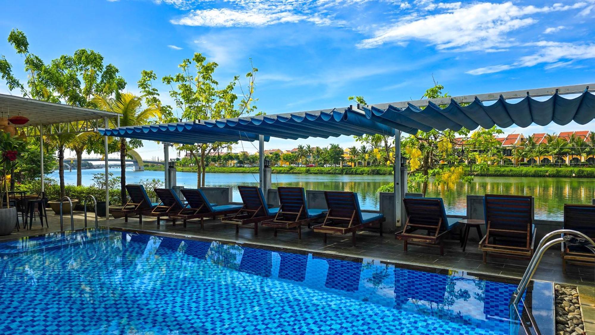 ริเวอร์ไซด์ ไวท์ เฮาส์ วิลลา Hotel ฮอยอัน ภายนอก รูปภาพ