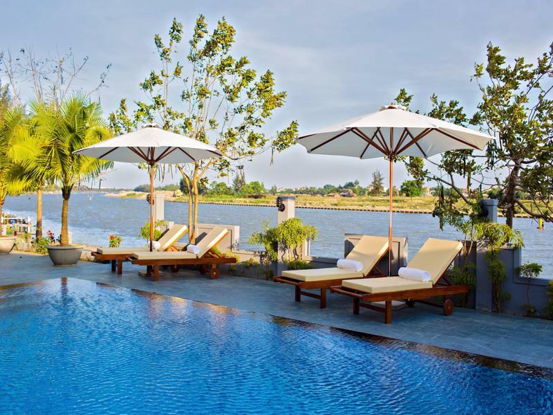 ริเวอร์ไซด์ ไวท์ เฮาส์ วิลลา Hotel ฮอยอัน ภายนอก รูปภาพ